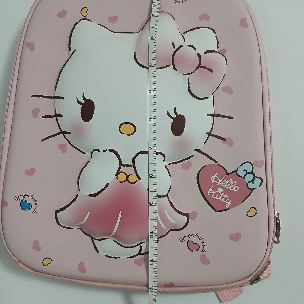Pink‎ 3D Hello Kitty Backpack Kids School Bag Cute Character Design New